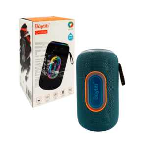 Bocina cilíndrica bluetooth buytiti a prueba de agua ipx6, puerto usb-tf y luces rgb, variedad de colores / ch-j2058