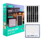 1pza Lámpara solar / Reflector led grande, buytiti, montable, con panel solar y capacidad de 200w, variedad de funciones / buytiti / ip66 / solar light