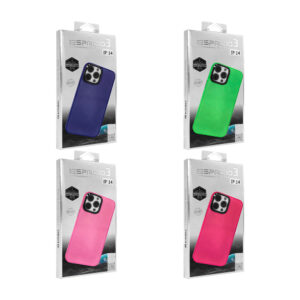 1pza Funda de plástico para iphone y samsung, traslúcida, lisa, con marco de tipo goma suave, variedad de colores / kbod / ip / enjoy life