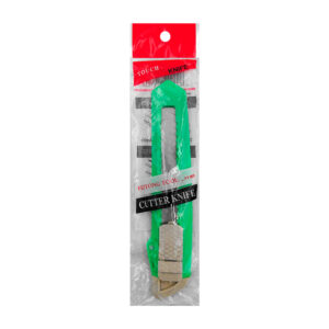 Cutter retráctil de 15 cm con mango de plástico y bloqueo de seguridad, variedad de colores / ft-803 / b8106 / touch knife / feitong tool / cutter knife