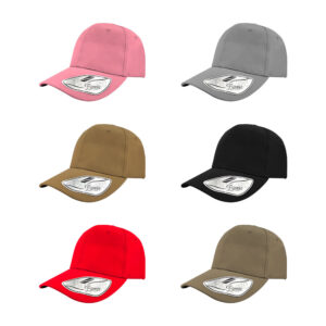Gorra cachucha de visera semicurva con diseño liso, variedad de colores / bonnie