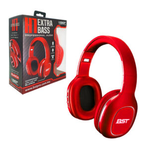 Audifonos de diadema h1 extra bass con cancelación de ruido, recargable, micrófono, conexión a radio fm, variedad de colores / h1 rojo / h1 azul / h1.aud