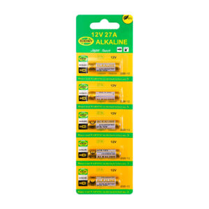 Blíster con 5 pilas alcalinas pequeñas, de 12v y 27a, variedad de usos / soeiniy / alkaline / 2030-12