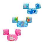 1pza Chaleco salvavidas frontal, infantil, con flotadores de brazo y pechera en una pieza, tipo chaleco, con estampado de animales animados, variedad de diseños / water park / unicorn is real / 13121