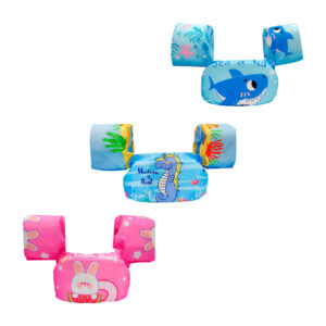 1pza Chaleco salvavidas frontal, infantil, con flotadores de brazo y pechera en una pieza, tipo chaleco, con estampado de animales animados, variedad de diseños / water park / unicorn is real / 13121
