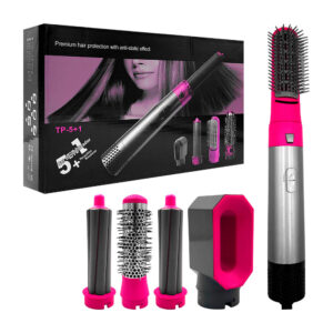 Cepillo moldeador 5 en 1 con 5 cabezales intercambiables para el cabello / tp-5+1 / pl9734
