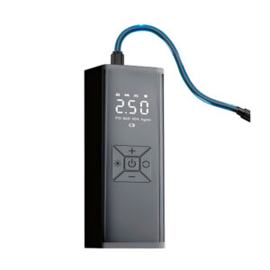 Bomba de aire eléctrica con batería con luz, pantalla lcd para neumáticos de bicicleta y coche / hog.95.b