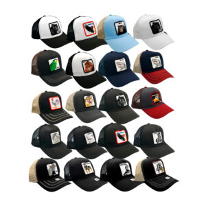 Gorra cachucha de visera semicurva con malla transpirable, color liso y diseño frontal de animales, variedad de modelos / bonnie