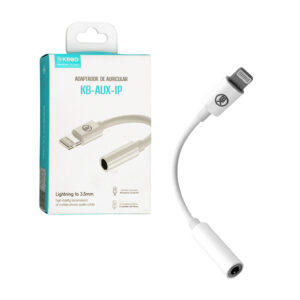 1pza Cable adaptador pequeño, de entrada lightning a salida jack 3.5 mm para audífonos, variedad de usos / kbod / lightning to 3.5mm / enjoy life
