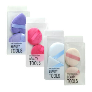 Paquete con 2 esponjas suaves para maquillaje en variedad de formas y colores / professional beauty tools / ln64-s08