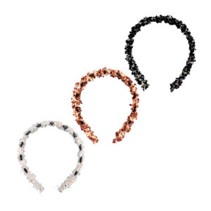 1pza Diadema estilo peineta, con textura tipo encaje, variedad de colores / lu9222