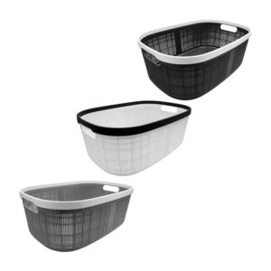 Cesta / canasta multifuncional de plástico, 44x16cm, variedad de colores / meo-801