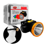 Lámpara - linterna frontal tipo minero recargable de 30w impermeable con 3 modos de iluminación / mfd688a