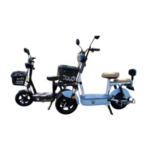 Motocicleta electrica recargable con potencia de 450w, batería de 12mah, canastilla y asiento para pasajero, variedad de colores / xiaojinong p4 / moto.p4
