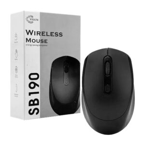 Mouse inalámbrico yisen con diseño ergonómico, 500mah, 101x63x35mm, variedad de colores / sb190