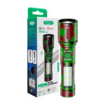 1pza Lámpara de mano led, recargable, con asa agarradera, apertura variable, estampado táctico y 6 modos de iluminación, variedad de diseños / buytiti / mini zoom flashmgit