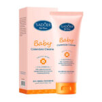 Crema facial limpiadora sadoer para niños con extracto de caléndula y aminoácidos, 100g / baby calendula cleanser / sd16980