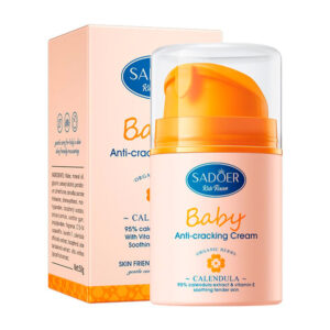 Crema protectora sadoer con extracto de caléndula y vitamina e para la piel de bebé, 50g / sd16997