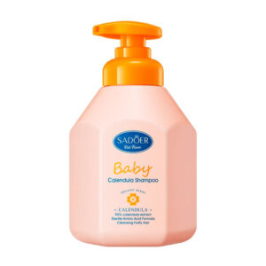 Shampoo para niños espumoso sadoer con extracto de caléndula y aminoácido, 400ml / baby calendula shampoo / sd36339
