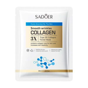 1pza mascarilla sadoer con colágeno para reducir las líneas de expresión / smooth wrinkles collagen / sd50526