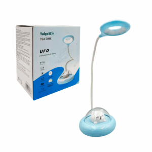 Lámpara led plegable recargable + diseño de nave con gatito encapsulado, variedad de colores / taigexin / tgx-7086