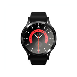 Reloj smart watch redondo con carga inalambrica y correa de silicon / wch.zl02