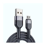 Cable trenzado de cuerda para datos y carga de usb a v8 de 1 metro / wi.188.v8