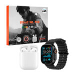 Reloj smartwatch ultra2 cuadrado con 2 correas de plástico intercambiables, audífonos blancos tipo earpods y carga inalámbrica, variedad de colores / wl-t68 / ultra2 / big 1.99