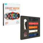 1pza Kit de reloj inteligente smartwatch, con cargador inalámbrico y 5 correas intercambiables de goma, variedad de funciones / kbod / enjoy life / x60ultra
