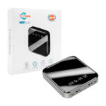 Power bank / batería portatil yisen con forma cuadrada, 2 puertos usb, puerto tipo c, variedad de colores / yspb-05