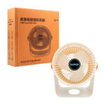 1pza Ventilador de escritorio de plástico, rotable, con 3 velocidades, batería recargable y entrada tipo c, variedad de usos / circulation fan / desktop wall mount