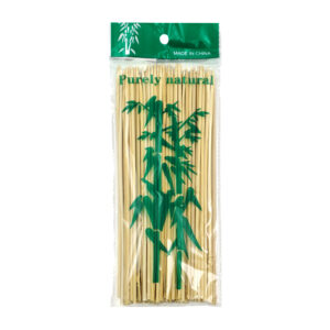 Paquete con 90 palillos delgados de bambú para hacer brochetas, 20cm / purely natural / zq3020