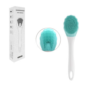 Cepillo para baño de silicona electrónico resistente al agua, función de masaje y carga usb-c, variedad de colores / ae8384 / silicone bath brush