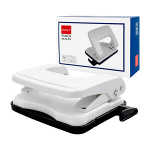 Perforadora manual de 2 orificios con capacidad para 22 hojas y regla ajustable / b7137 / xl-972 / xingli / punch