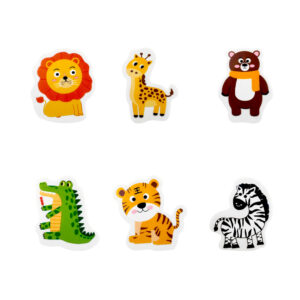 1pza borrador blanco con estampado de animal, variedad de diseños / b8531 / yt1267 / yatai soft eraser / 285318 / 611216