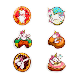 1pza borrador blanco con estampado de unicornio, variedad de diseños / b8550 / eraser super bear