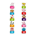 1pza Borrador con diseño de animal y número, variedad de colores y diseños / b8552 / eraser / 887765 / happy life every day