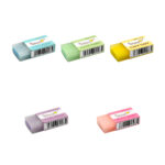 1pza mini borrador de plástico 4x2x1 cm, variedad de colores / tb6566 / b8556 / tebang / plastic eraser