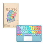 Teclado inalámbrico yisen con diseño multicolor compatible con android, ios y windows, variedad de colores / bl039