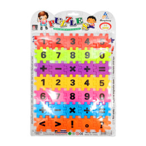 Juguete didáctico tipo rompecabezas - bloques de plástico de colores con números, signos matemáticos y símbolos / c1712 / dz-8806 / puzzles / dongzheng / 368862