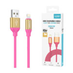 1pza Cable de carga kbod de plástico, con bordes metálicos, de entrada usb a lightning y capacidad máxima de 10w, variedad de usos/ 1m / kbod / usb charging cable