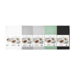 Paquete con 6 manteles individuales para mesa, variedad de colores / cd001 / tapete mesa / anti slip mat