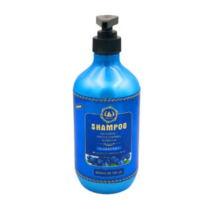 Shampoo con dispensador con keratina y extracto de moras azules para estimular el crecimiento y elasticidad del cabello, 800 ml - 28.16oz / tree city / shampoo natural + professional / df058 / tc-2219