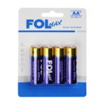 Blíster con 4 pilas fol alcalinas doble a / fb-lr6 / fol max / pilas alcalinas