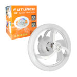 1pza Lámpara ventilador, con socket de foco, iluminación rgb y control remoto, variedad de funciones / futurem / fm-000003