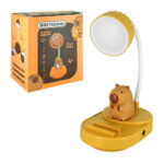 1pza Lámpara de mesa recargable, con base, figura de capibara kawaii y 2 modos de iluminación, variedad de funciones / mini lamp series / happy every day