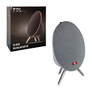 Bocina fol pro portátil de medio círculo - disco diseño minimalista,  entrada usb, tf, auxiliar, radio fm, variedad de colores / fs-r319 / bocina portatil bt