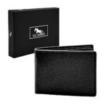 Cartera humers para caballero de piel sintética con textura de escamas múltiples compartimentos, variedad de colores / h3245negro / h3245