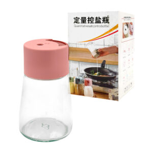 1pza frasco de cristal pequeño con dispensador semiautomático para condimentos o especias, variedad de colores / hw61382 / dispensador de 5g / botella condimento