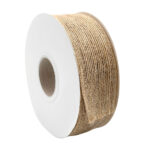 Rollo / cinta de tela de yute - arpillera con 4cm de grosor para manualidades / hz-208